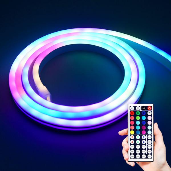 Quality 40Keys IR Remote Control Neon Led Music Light Strip IP67 Waterproof RGB for sale