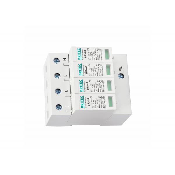 Quality 3 Phase Type 2 Surge Protection Device BR-40 4P 4 Pole Surge Protector for sale