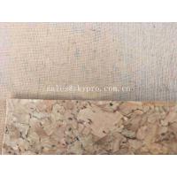 China Upholstery Eco - Friendly Leather Cork Rubber Sheets Decorative Cork Boards factory