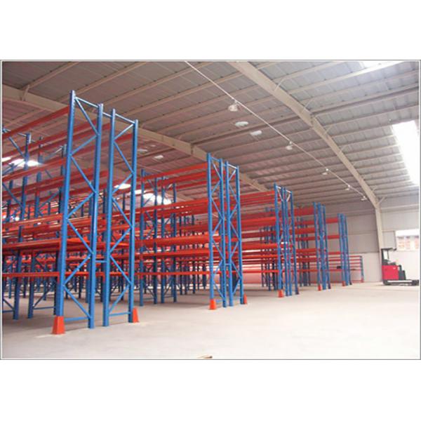 Quality Steel Heavy Duty Storage Racks , Warehouse Pallet Racking Systems Muti - Tier for sale