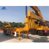 China 40 Feet Container Side Loader Trailer Easily Operating With 37 Tons Crane factory