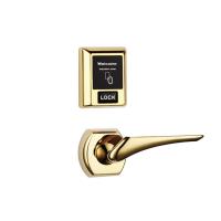 China Easy Installed Golden Separating Hotel Key Card Lock With Convenient System factory
