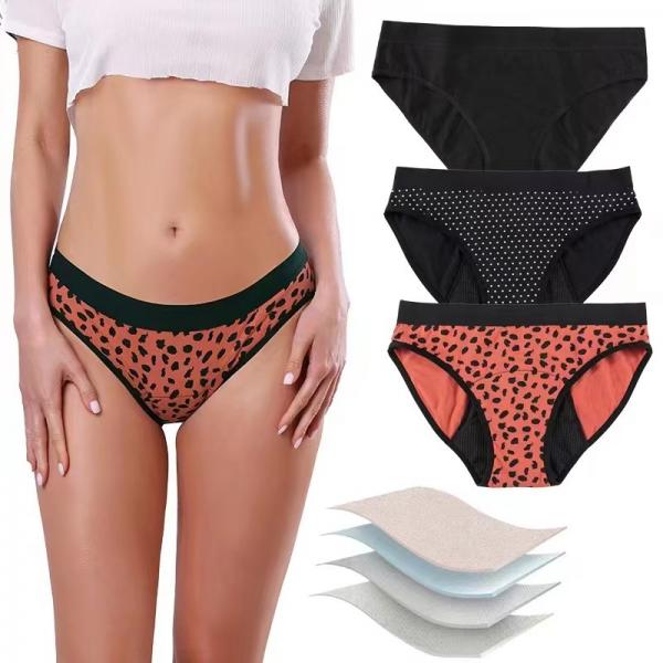 Quality Girl Student Teen Period Panties Leakproof Teenager Wearing Thong 4 Layers for sale