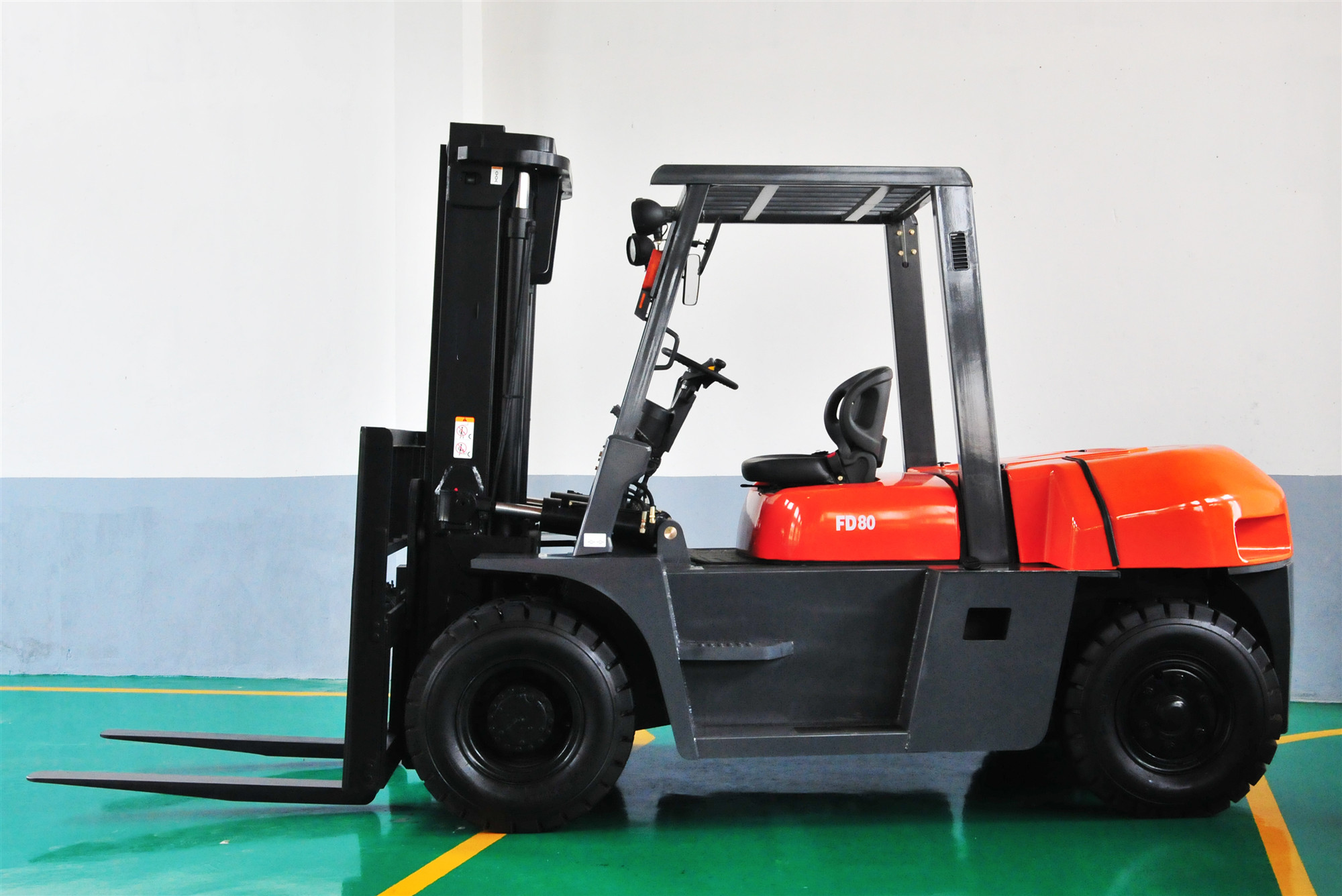 Quality Diesel Powered 10 Ton Port Forklifts With ISUZU Energy Saving Engine for sale