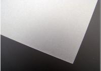 China Offset Printing 50 Mpa Matt Semi Transparent White PETG Sheet factory