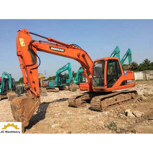 Quality Medium Size 15t Doosan Hydraulic Excavator / Doosan 150 Excavator In 2013 Year for sale