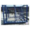 China Multi Functional Convenient Steel Ladder Cage Spray Painted For Maintenance factory
