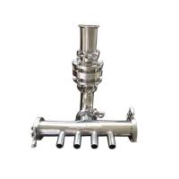 China Customized Sanitary Stainless Steel Flow Control Valve Diverter with Ra 0.8um Surface for sale