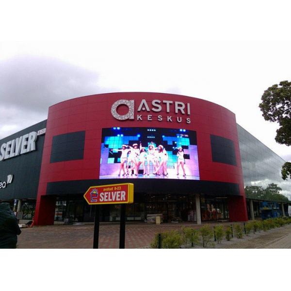 Quality Outdoor Advertising Full Color LED Display Screen Sign SMD2727 Iron / Steel Cabinet for sale