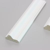 China White Decorative Skirting Tile Baseboard Primed Moulding With Led Light factory