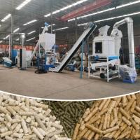 China Chicken Cattle Goat Animal Feed Pellet Production Line Ring Die Pellet Mill factory