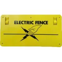 China PP Electric Fence Warning Sign factory