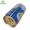 China Cold Beverage Tin Can 240ml BPA Free CMYK Printing Round factory