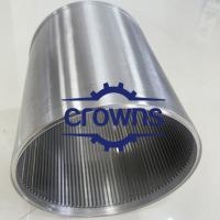 China Water Well Screen Pipe For Well Drilling, Continuous slot wedge wire screen filter tube factory