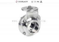 China 1.5 INCH high quality stainless steel 316l butterfly valves with ISO5211 bracket factory