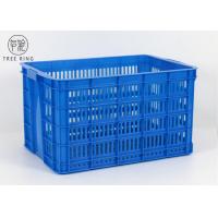 China Heavy Duty Mesh Plastic Stacking Crates On Wheels 620 * 445 * 350mm C580 Customized factory