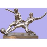 China Custom FRP Casting Football World Cup Sculpture To Create A Separate Player Moment Sculpture factory