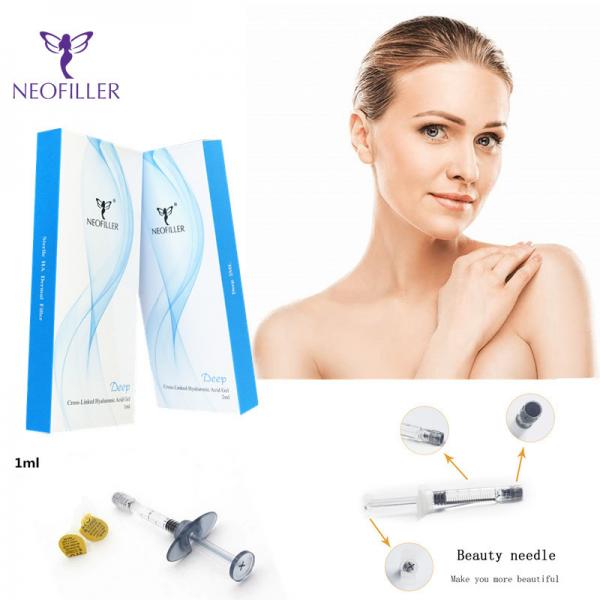 Quality Neofiller 1ml Cross Linked Dermal Filler Hyaluronic Natural Looking Lip for sale
