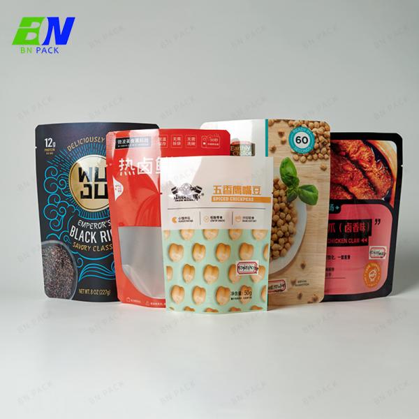 Quality OEM Design Sizes High Quality Stand Up Retort Packaging Pouch For Food Packaging for sale