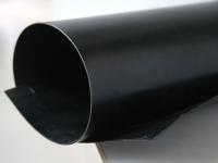 China 1.5mm thickness black color hard HDPE film / HDPE Geomembrane factory
