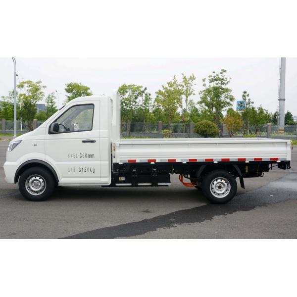 Quality Pure Electric Flatbed Pickup Truck 9.1m³ Cargo Box New Energy for sale