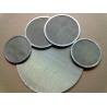 China 20 50 100 Rimmed stainless steel wire mesh filter disc, stainless steel wire mesh filter disc for plastic extrusion factory