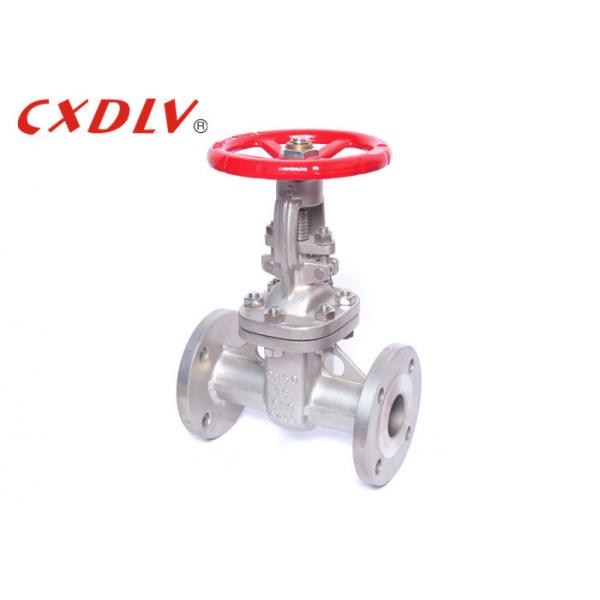 Quality Metal Seated Flanged Gate Valve Stainless Steel CF8 / CF3 For Gas Oil for sale
