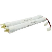 Quality 1800mAh Emergency Light Ni Cd Battery Pack NiCd 6V With End Caps for sale