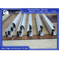 Quality Sturdiness Aluminium Rail Track For High Rise Building Invisible Grilles for sale