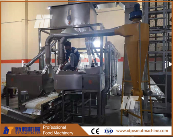 Quality Whole Kernel Peanut Blanching Equipment SUS304 Dry Peanut Blancher Machine for sale