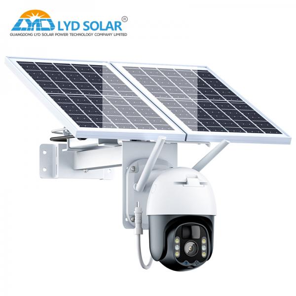 Quality Solar Panel 4G CCTV Solar Camera H.265 H.264 3.6mm Lens Solar Powered Video Camera for sale