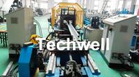 China Chain Of Transmission Hat Channel Roll Forming Machine / Furring Channel Roll Forming Machine With 18 Forming Stations factory