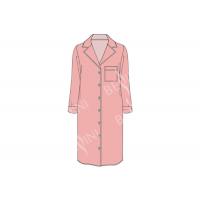 China Breathable Ladies Viscose Pyjamas / Womens Modal Robe Dress Anti Shrink factory