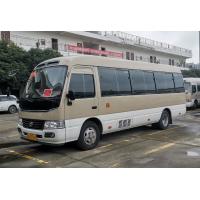 china Gasoline 23 Seater Coach Tour Bus Toyota Coaster 20 Seater