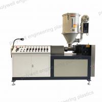 China PA66 GF25 Plastic Thermal Break Strips Extruding Machine Small Plastic Extrusion Machine factory