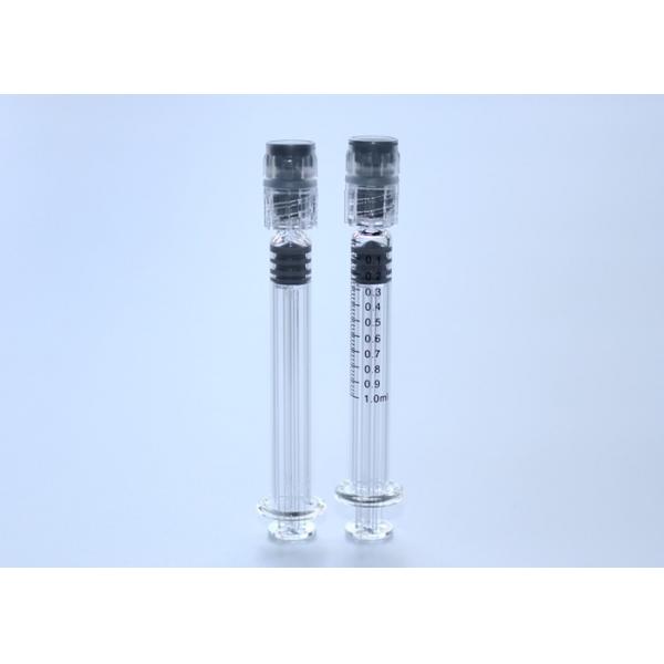 Quality 1ml Sterile Glass Syringes , Thin And Long Pre Filled Syringe For Medical for sale