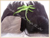 China Silk top closure 4''x4'' peruvian virgin hair natural color,straight 10''-24''middle part factory