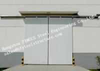 China Customized Industrial Metal Sliding Door Steel Buildings Kits Single Direction For Warehouse factory