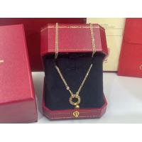 China Cartie 18K Gold Necklace Of LOVE Necklace 2 Diamonds Yellow Gold Pink Gold White Gold VVS Diamonds factory