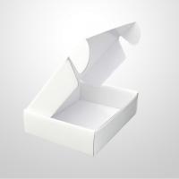 China Plain White Mailer Corrugated Packaging Boxes Collapsible Quick Dispatch For Shoes Gifts Scarf factory