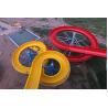 China Water Park Construct Fiberglass Open Spiral Water Park Slide 400 Rider / H / Lane factory