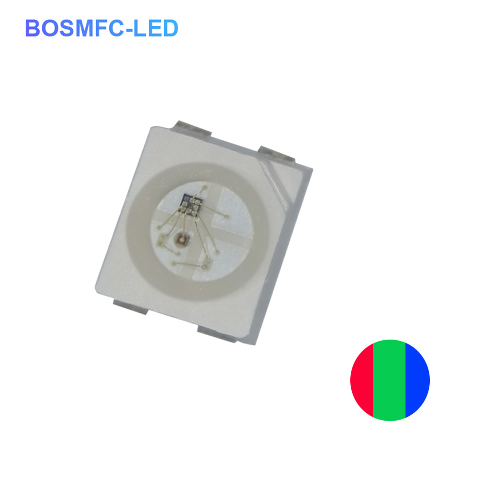 China Super Bright SMD Multicolor LED  , 3528 SMD RGB LED 4 Pin For LED Strip factory