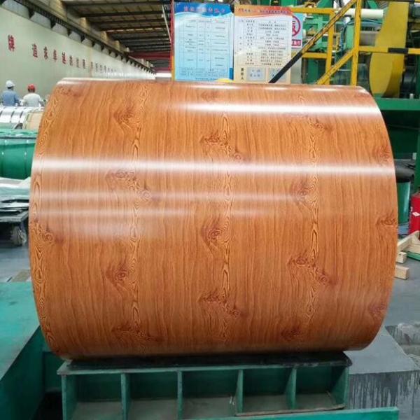 Quality CGCC Wooden Pattern Prepainted Steel Sheet For Interior Decoration for sale