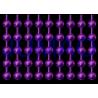 China Purple Steel Ball Chain Curtain , 6.0 Mm Diameter Custom Beaded Curtains factory