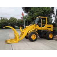 China China Famous Brand ET920 Front Wheel Loader With Hay Fork Grass Loader With Grapple factory