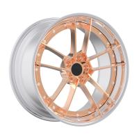 China Custom designed Two pieces forged wheels 18 19 20 21 22 23 24 inch alloy car rim custom alloy car wheels factory