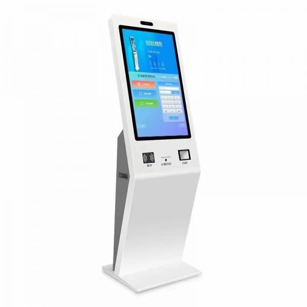 Quality 32 Inch Metal Touch Screen Self Service Kiosk Low Maintenance For Food Ordering for sale