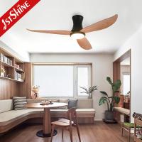 Quality Plastic Ceiling Fan Light Decorative 3 ABS Blade Flush Mount for sale