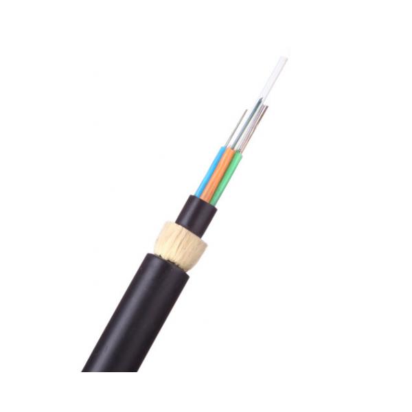Quality ADSS Double Jacket Optical Fiber Cable 200m Span G652D FOYC / Corning Fiber for sale