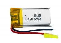 China Lipo 401428 120mah Rechargeable 3.7V Lipo Battery For Intelligent Wearable Devices factory